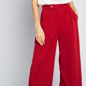 NWT MODCLOTH Polished Example Wide-Leg Pants